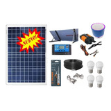 Solar Kit Captura 650w/día Panel Celda Led Celular Bateria