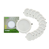 Plafon Led 9w Luminario Spot Delgado Bote Empotrar 15 Piezas