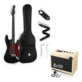 Caja Sólida De Guitarra E Kit Para Principiantes De Guitarra