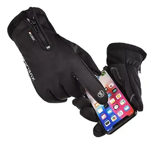 Guantes Frio Abrigo Moto/ Bici Softshell Tactil Ultra Moto