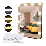 Kit De Luces Led Para Espejo Estilo Hollywood 10 Bombillas