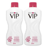 Kit 2 Removedor De Esmalte Vip Com Óleo Hidratante 500ml