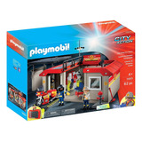 Playmobil 5663 Maletin Estacion De Bomberos Original Edu
