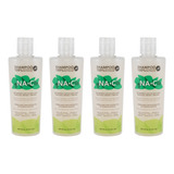 4 Pzas Shampoo Na-c Anticaída 100% Extractos Naturales 270ml