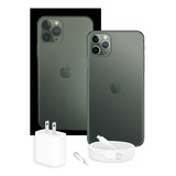 iPhone 11 Pro Max Verde Con Caja Original Accesorios Grado A