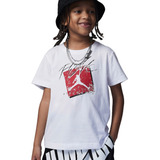 Camiseta Jordan Faded Flight Niños-blanco