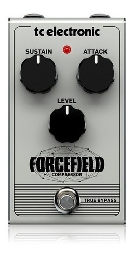 Pedal De Efeito Compressor Forcefield Tc Electronic Vintage Cor Branco