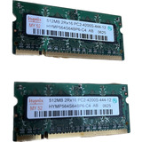 Memoria Ram  1gb 1 Sk Hynix Hymp564s64bp6-c4 Pc2-4200s 512x2