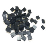 Conector Pcb Hembra De 2,54 Mm, 4 Pines, Paquete De 50