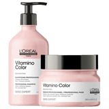 Vitamino Color A-ox Loreal Shampoo 500ml + Mascarilla 250ml 