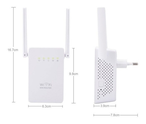 Repetidor De Sinal Wifi 2 Antenas 1200mbps Amplificador