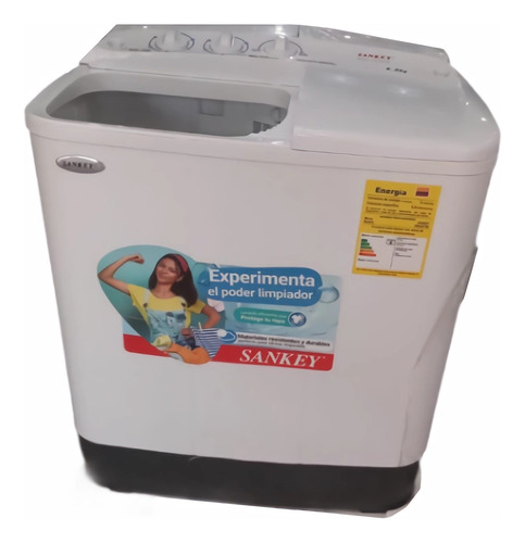 Lavadora Semiautomática Sankey 7 Kg Doble Tina Color Blanco 