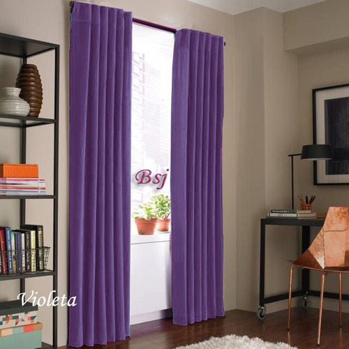 Juego De Cortinas Blackout Textil Presillas Ocultas Oferta!