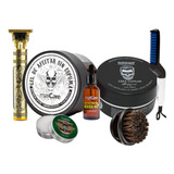 Kit De Barba Y Tatoo Cera/gel De Afeitar/aceite/maquinas