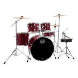 Bateria Acústica Mapex Prodigy Burgundy Vinho Pdg5245tdr