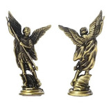 Figura San Miguel Arcangel Metal 8cm // Altar // Proteccion+
