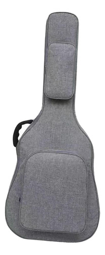 Bolsa De Guitarra Eléctrica De 41 Pulgadas, Concierto Gris