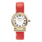 Reloj Para Mujer Ferragamo Gancini Sfmv00222 Rojo