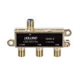 Divisor De Cabo Coaxial 1x3 Blindado - Holland