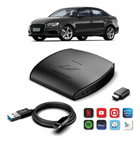 Streaming Box S 32gb / 2gb Ram P/ Carros Com Carplay Wifi 4g