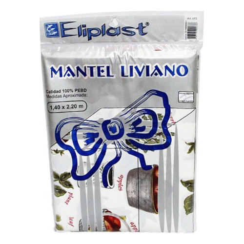 Mantel Eliplast Liviano Redondo 1.80 Mts