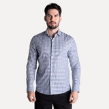 Camisa Calvin Klein Xadrez Masculina Classic