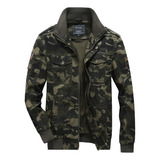 Chaqueta De Camuflaje Estilo Militar Americano For Hombre