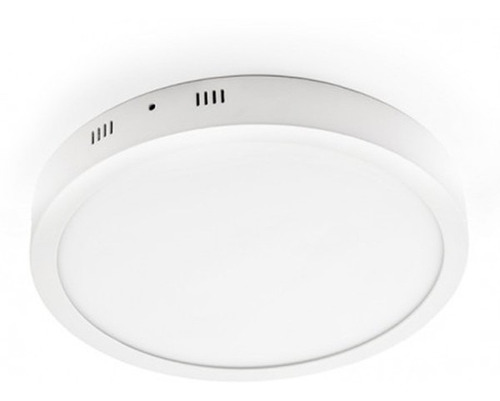 Plafón Panel Redondo Led 24w Blanco Cálido 30 Cm Idoler