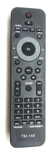 Controle Compatível Home Theater Philips Vários Modelos 