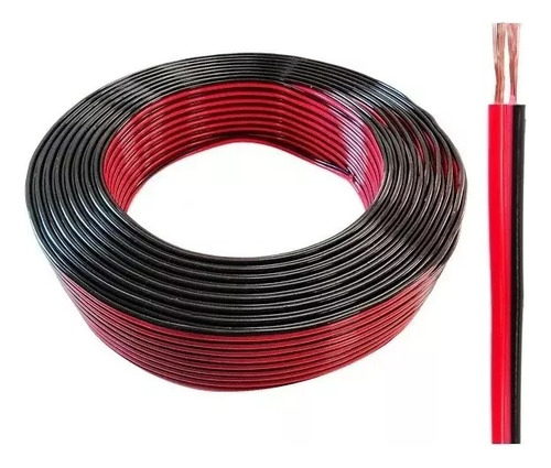 Cable Parlante Rojo/negro  2x14 90 Metros