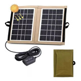 Panel Solar Portatil Camping Cargador Usb Exteriores Viajero