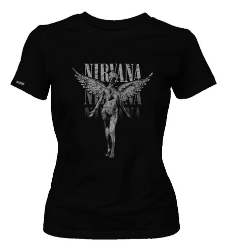 Camiseta Brillo En La Oscuridad Mujer Bandas Rock Metal Bdo2