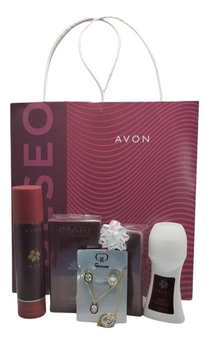 Set De Perfume  Avon Mas Aretes - Kg a $2288