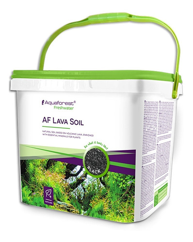 Sustrato Aquaforest Lava Soil Black 5l Acuarios Plantados 