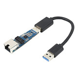 Convertidor Usb 3.2 A Rj45 Gigabit Ethernet, Listo Para Usar