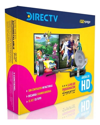 En Lanus Kit Directv Prepago Hd Antena 46 Cm Con 2 Decos