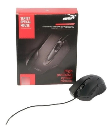 Mouse Óptico Sentey P/pc Color Negro