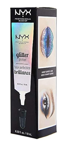Nyx Professional Makeup Glitter Primer, 0.33 Onza Líquida