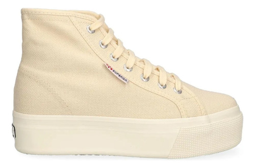 Zapatillas Botita Superga Hi Top Platform Mujer Look Fashion