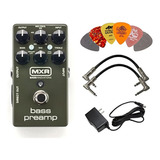 Paquete De Pedal De Preamplificador De Bajo Mxr M81 Con Fuen