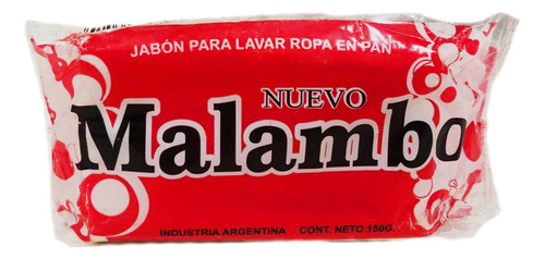 Jabón Blanco En Pan Para Lavar Ropa Malambo 150g