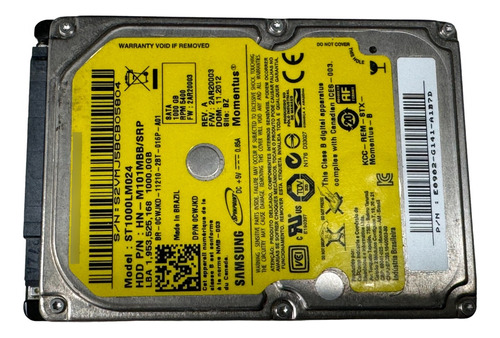 Hd Hard Disk  1tb Samsung St1000lm024-m101mbb/srp