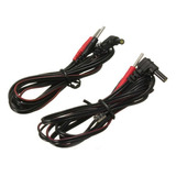 Par De Cables Para Tens/ems (2 Cables) Salida Tipo Aguja