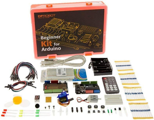 Dfrobot Starter Kit Para Arduino Con 15 Tutoriales De Proyec