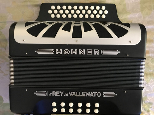 Acordeon Hohner Negro Rey Vallenato Muy Bueno