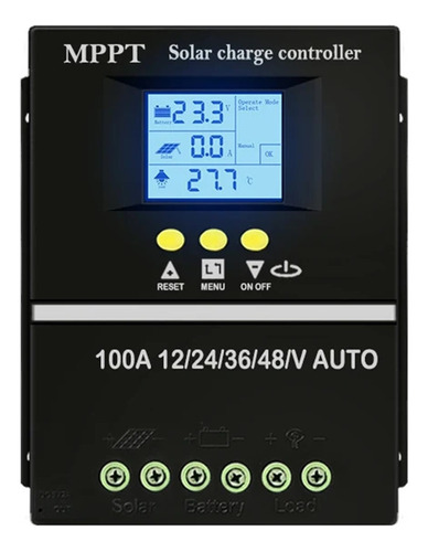 Mppt/pwm Controlador De Carga Solar 12v/24v/36v/48v