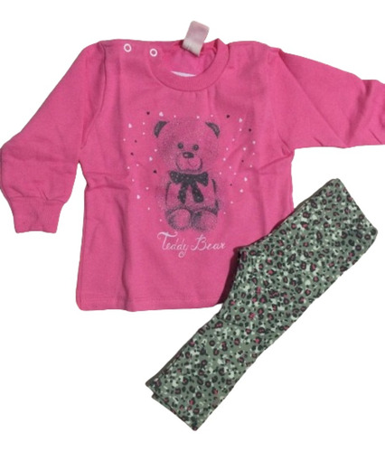 Conjunto Feminino Infantil Moletom Flanelado, Roupa Bebê