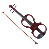 Set Violín Electrónico Ajustable 4/4 Kit Eléctrico Tuner Bow