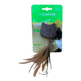 Juguete Gato Con Pluma Larga Cascabel Cancat Para Gatos 