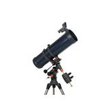 Telescópio Refletor Newtoniano Astromaster 130eq Celestron Com Montagem Equatorial Germânica E Tripé De Aço Original 